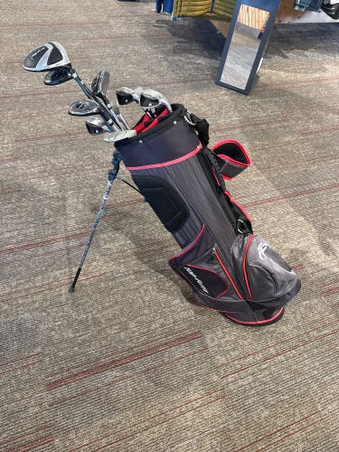 Top Flite Complete Golf Set Right Handed (Used) 10 Clubs+ Standing Bag