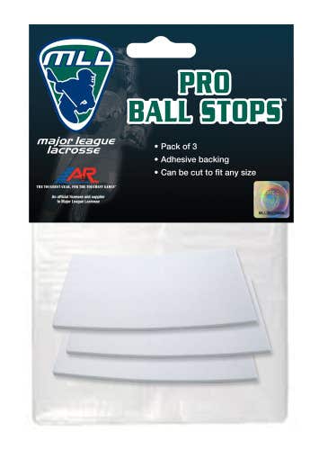 A&R Sports MLL Ball Stops – Adhesive – 3-Pack – Lacrosse(New)