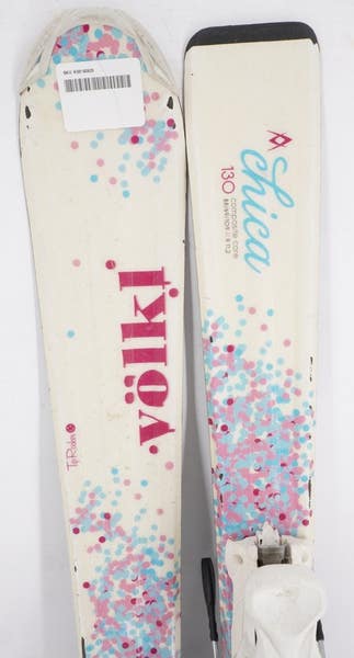 Volkl Chica Junior Skis with Bindings - 130 cm Used | SidelineSwap
