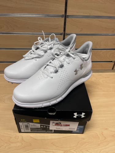 Men's Size M 10.5 (W 11.5) Under Armour HOVR Golf Shoes (New)