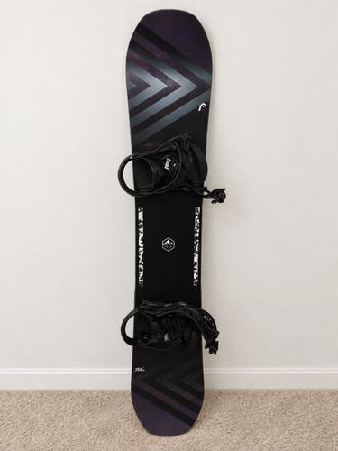 Men's HEAD Daymaker Snowboard All Mountain With Bindings Medium Flex Directional Twin 156 cm (New)