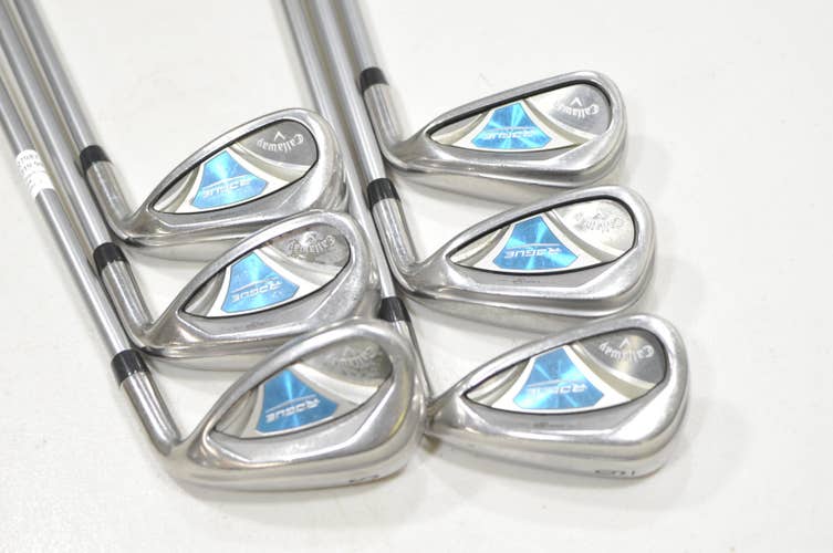Callaway Rogue Ladies 7-PW,AW,SW Iron Set Womens Flex 40g Right Graphite #227987