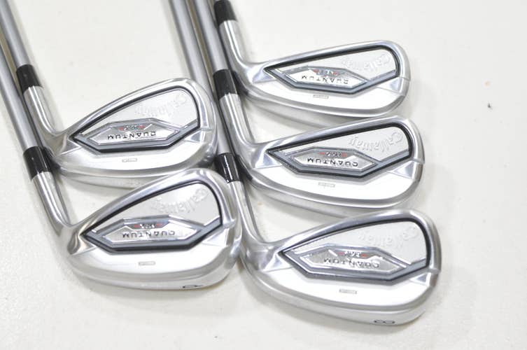 Callaway Quantum Max 6-PW Iron Set Regular Flex RH Denali Frost Graphite #227979