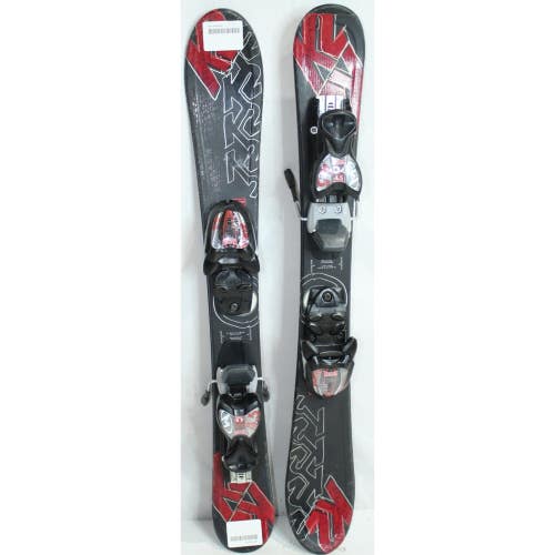 K2 Indy Kids Skis with Bindings - 76 cm Used