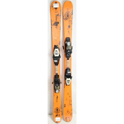 K2 Juvy Twin Tip Kids Skis with Bindings - 129 cm Used