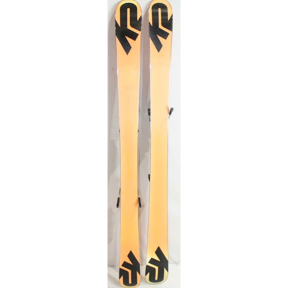 K2 Juvy Twin Tip Kids Skis with Bindings - 129 cm Used