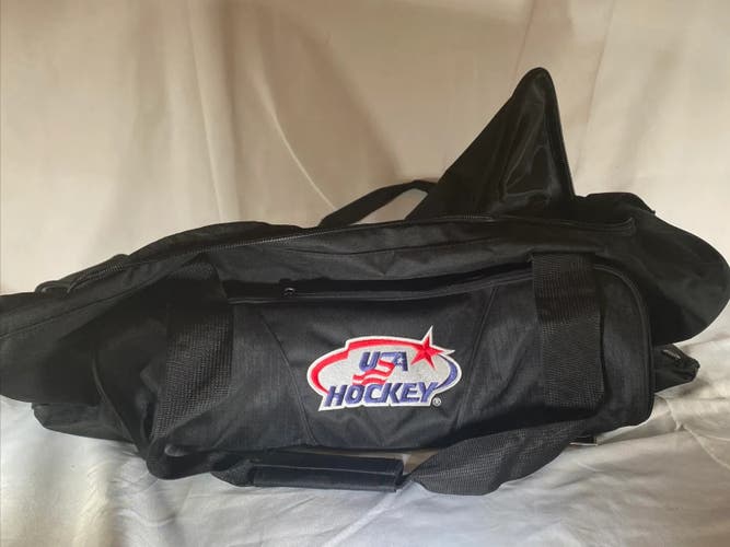 FORCE SKX Officiating Carry Bag - USA Hockey (New) Outer Pocket Zipper Missing