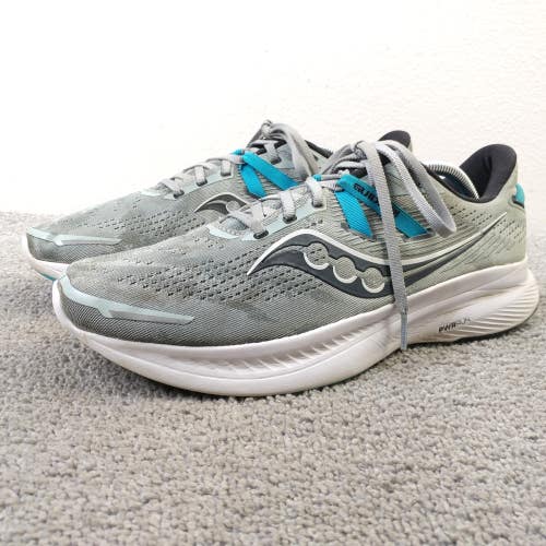 Saucony Guide 16 Mens Size 10.5 Running Shoes Low Top Gray Sneakers Trainers