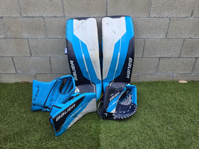 Bauer Supreme Shadow 34Inch Medium Custom Goalie Full Set