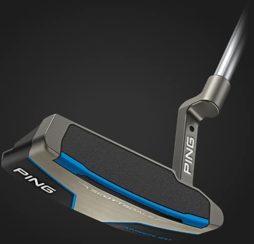 PING Scottsdale Anser 2D Blade Putter Steel Shaft 35" Inch w/ Headcover RH MINT!