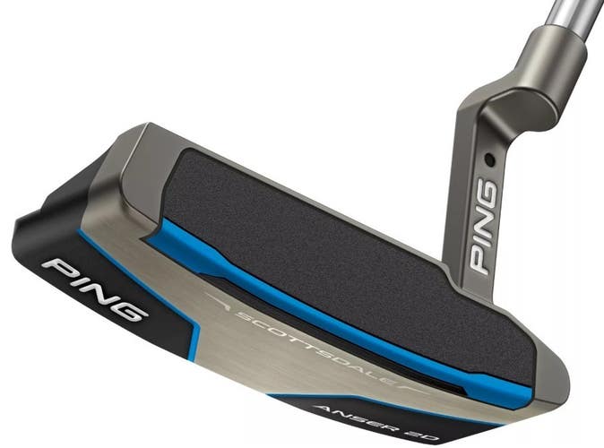PING Scottsdale Anser 2D Blade Putter Steel Shaft 34" Inch w/ Headcover RH MINT!