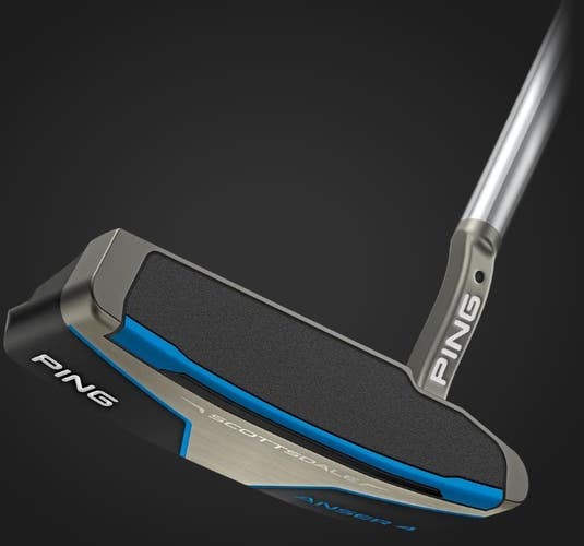 PING Scottsdale Anser 4 Blade Putter w/ Headcover - Choose Length - MINT!