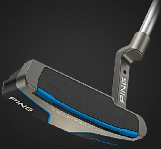 PING Scottsdale Anser Blade Putter Steel Shaft 34" Inch w/ Headcover RH MINT!