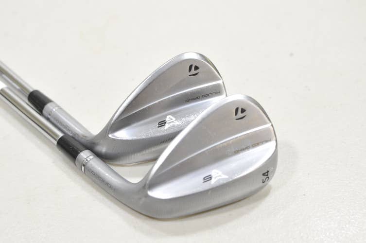 TaylorMade Milled Grind 5 Chrome 54*, 60* Wedge Set DG Wedge Flex Steel #227914