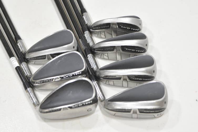 Cleveland Launcher XL Halo 5-PW,SW Iron Set Ladies Flex Helium Graphite #227848