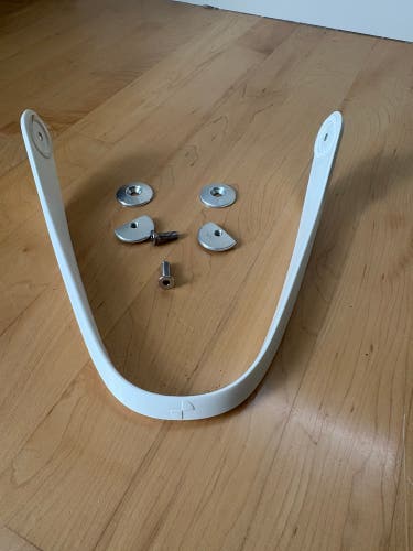 POC Chin Bar, Maxilla White Helmet Accessories (Used)