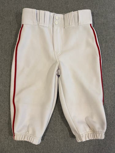 White Unisex Medium Youth Easton Game Pants (Used)