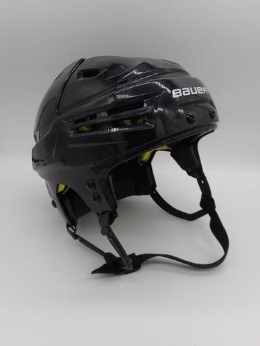 Original Bauer Re-Akt Pro Stock Hockey Player Helmet Black Senior Medium