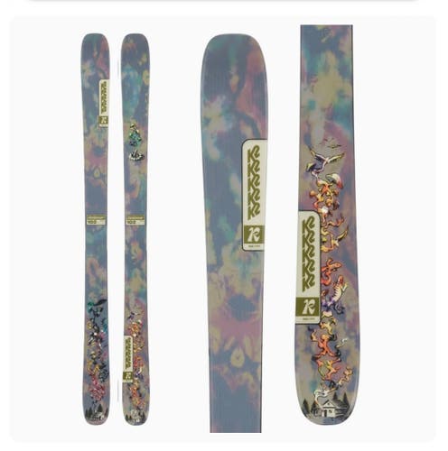 Unisex 2025 K2 Reckoner 102 170 cm All Mountain Skis With Bindings (Used)