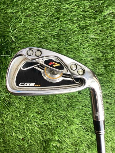 TaylorMade R7 CGB Max Single 7 Iron With M Flex Seniors Graphite Shaft