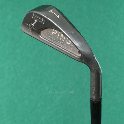 Ping Karsten II Black Dot Single 1 Iron SSM Ti Shaft Titanium Extra Stiff