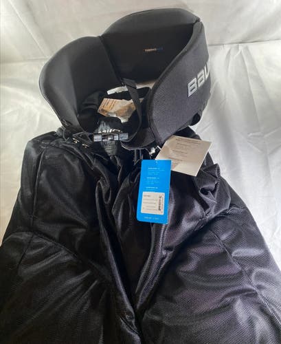Bauer Officials Pants with Integrated Girdle Small: Tear in Tailbone Pad (New)