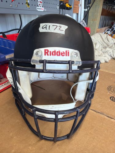 USED RIDDELL SPEED ADULT HELMET - MEDIUM - FLAT BLACK