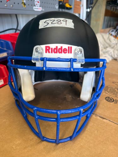 USED RIDDELL SPEED ADULT HELMET - MEDIUM - FLAT BLACK - REJECT