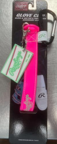 New Rawlings Glove Clip PINK 11497-RAWCLIPPINK