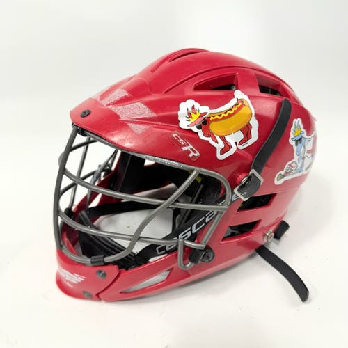 Used Red Cascade CS-R Lacrosse Helmet | Adult Small? | AB394