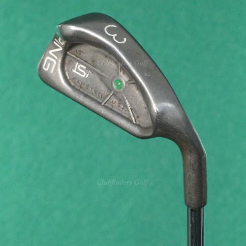 Ping ISI Stainless Green Dot Single 3 Iron Factory Cushin JZ Steel Stiff