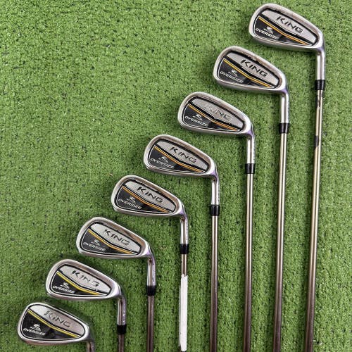 King Cobra Oversize 2017 Iron Set 4-PW GW UST Recoil ES 460 F2 Senior Flex
