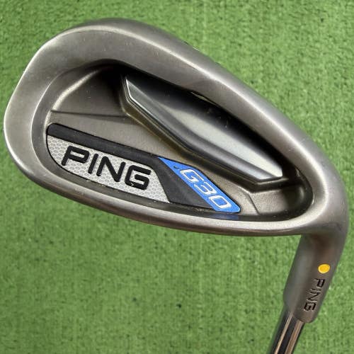 Ping G30 Sand Wedge SW Yellow Dot CFS Distance Regular Flex 35.25
