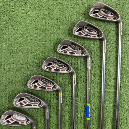 Ping G15 Iron Set 5-PW UW Yellow Dot AWT Regular Flex Steel Right Handed
