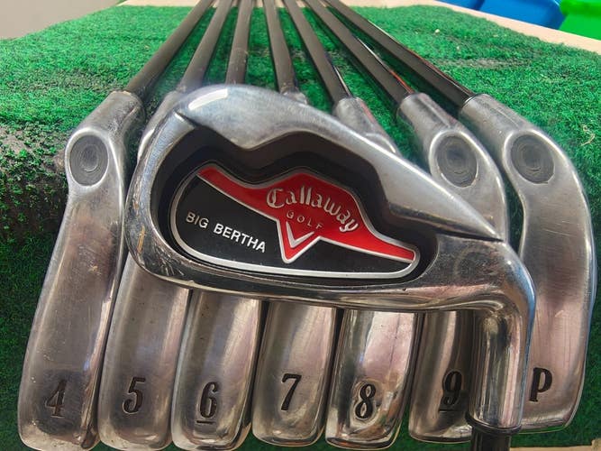 Callaway 2006 Big Bertha Iron Set 3-PW Graphite Shaft Regular Flex