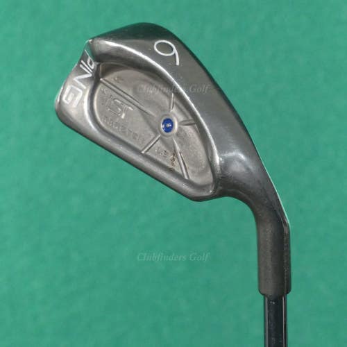Ping ISI Stainless Blue Dot Single 6 Iron Cushin JZ Steel Stiff
