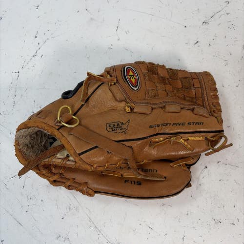 Easton Five Star Baseball Glove, RHT, 11.5"