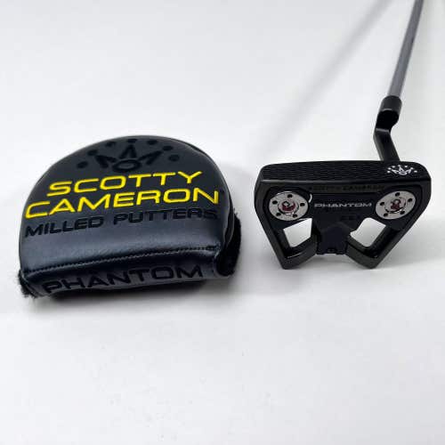 Scotty Cameron Phantom Black 9.2R 2025 Putter 34" Mens RH HC