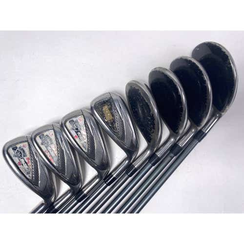 Callaway Razr X HL Combo Iron Set 4-PW+AW 50g Ladies Graphite Womens RH