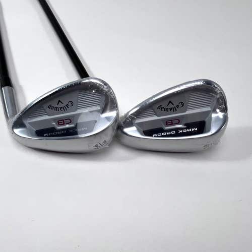 Callaway Mack Daddy CB Wedge Set 54* 14 | 58* 12 KBS Hi-Rev G 80g Stiff RH NEW