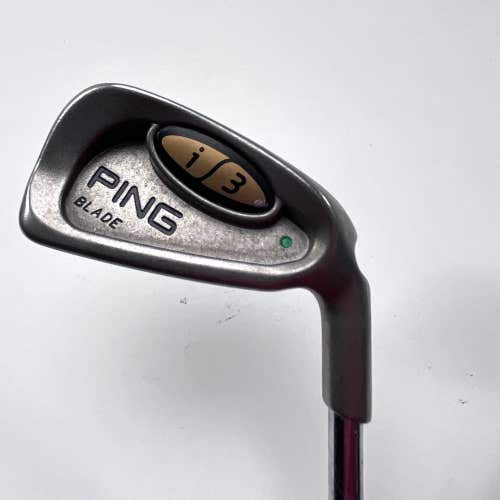 Ping i3 Blade Single 3 Iron Green Dot 2* Up Cushin JZ Stiff Steel Mens RH