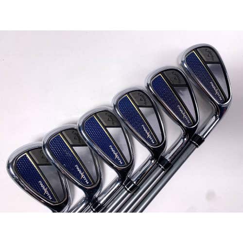 Callaway Paradym Iron Set 6-PW+AW Project X HZRDUS 5.5 65g Regular RH