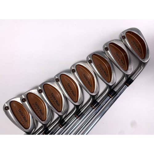 TaylorMade Burner Oversize Iron Set 3-PW Precision Rifle S-90 Stiff RH +1/2''