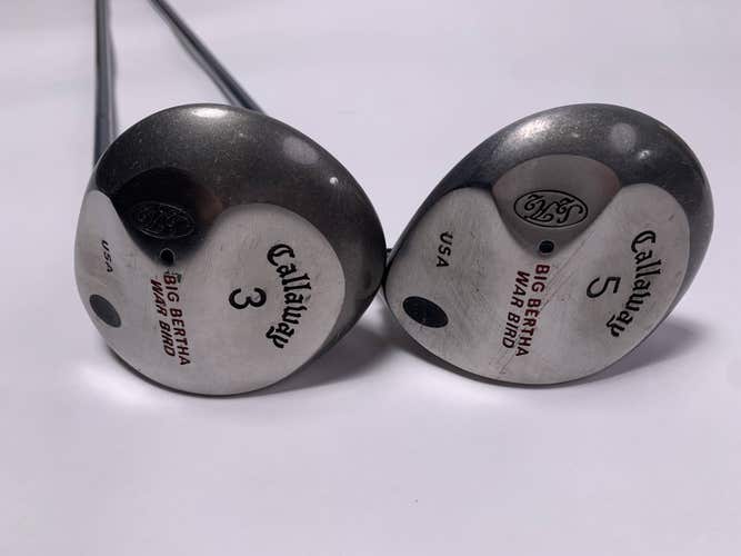 Callaway Big Bertha Warbird 3 & 5 Fairway Set 15* | 18* RCH 90 90g Senior RH