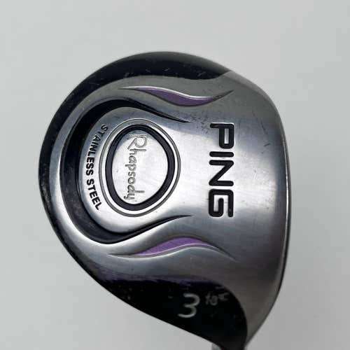 Ping Rhapsody 3 Fairway Wood 18* ULT 129 Ultra Light Ladies Graphite Womens RH