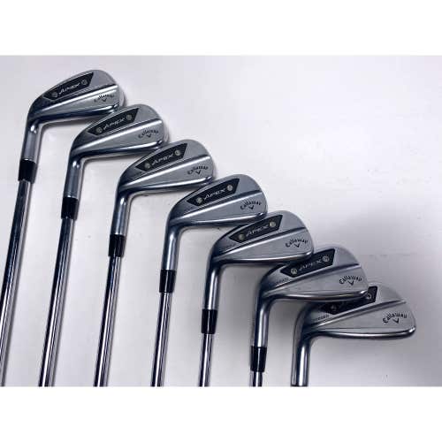 LEFTY Callaway Apex Ai200 Iron Set 4-PW  S400 Tour Issue Stiff LH