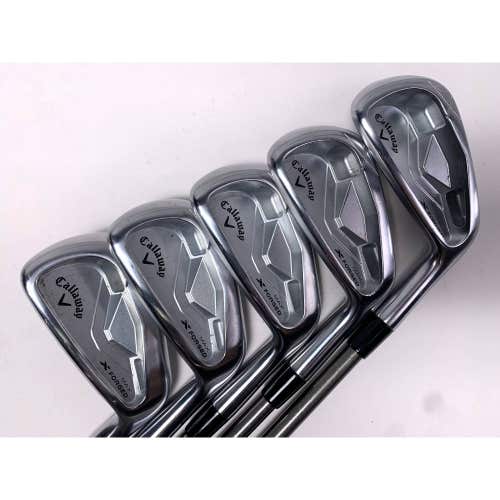 Callaway X Forged Max 2025 Iron Set 6-PW AeroTech SteelFiber i95 CW Stiff RH