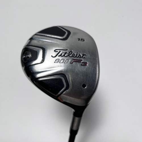Titleist 909 F3 3 Fairway Wood 15* Aldila VooDoo Stiff Graphite Mens RH
