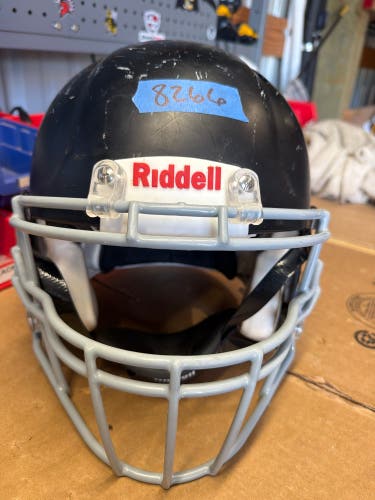 USED RIDDELL SPEED ICON ADULT HELMET - LARGE - FLAT BLACK