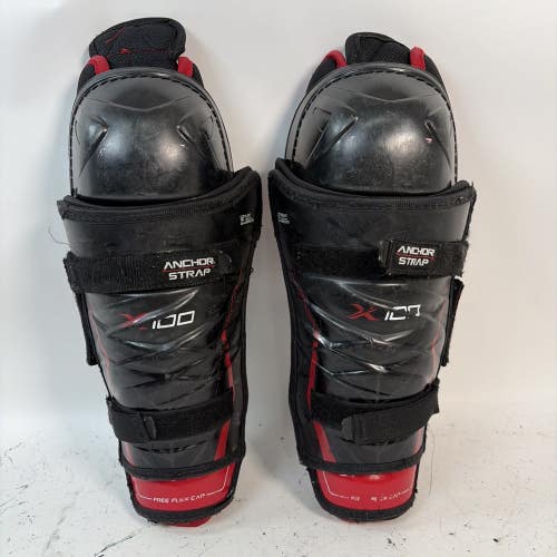 Bauer Vapor X100 Hockey Shin Guards, 12"